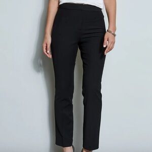 Tahari Black Straight Leg Women's Trouser Pants